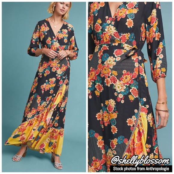 Anthropologie Dresses & Skirts - NWT Anthropologie Farm Rio Loretta Maxi Wrap Dress